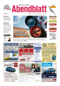 Radlerauf neuenWegen - Berliner Abendblatt