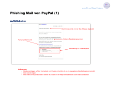 Phishing Mail von PayPal (1)