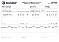 Männer / Bezirksliga / 15. Spieltag / Bahnfrei Damm 3 / Spielbericht