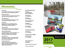 Hinweise - Kehler Paddlergilde