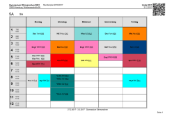 Gymnasium Othmarschen 5891 Untis 2017 Montag Dienstag