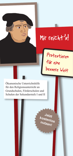 Mir reicht&acute;s! - Protestieren f&uuml;r eine bessere Welt
