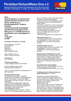 Ihlow Vielseitigkeit mit Goldener Sch&auml;rpe PSVWE 13 - PLS