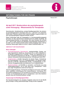 INFORMATIONEN F&Uuml;R DIE PRAXIS INFORMATIONEN F&Uuml;R DIE