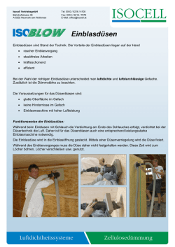 Einblasdüsen
