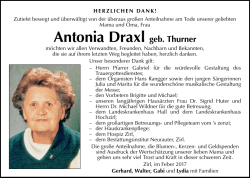 antonia Draxl geb. Thurner