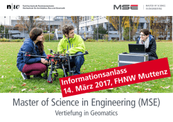 Master of Science in Engineering (MSE)