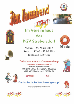 Im Vereinshaus des KGV Strebersdorf