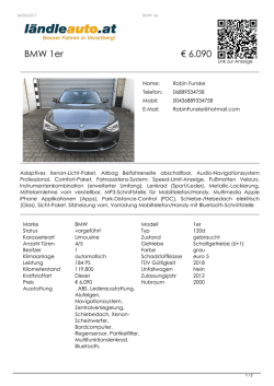 BMW 1er aus Hittisau € 6.090