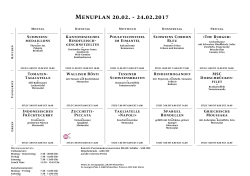 Menuplan W08 als PDF - Mensa St. Georgenplatz
