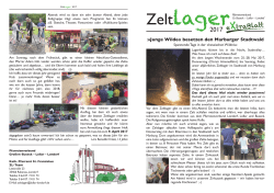 Zeltlager-Flyer - St. Franziskus Londorf