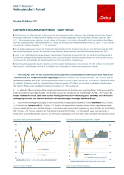 Euroraum: Einkaufsmanagerindizes – super Februar