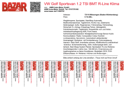 VW Golf Sportsvan 1.2 TSI BMT R-Line Klima