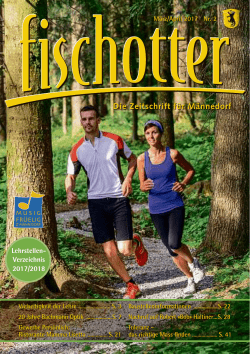 2 - fischotter.ch · Die Zeitschrift für Männedorf