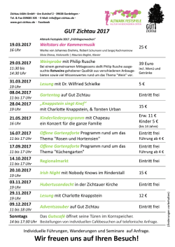 Druckversion Veranstaltungskalender 2017