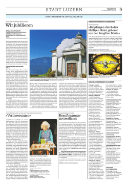 9 StAdt LUZerN - Kirchenbote Online