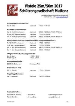 Jahresprogramm