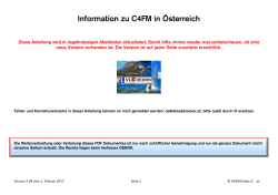 Information zu C4FM in Österreich