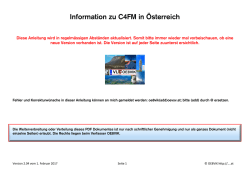 Information zu C4FM in Österreich