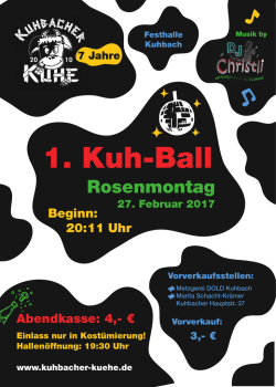 1. Kuh-Ball - Kuhbacher Kühe