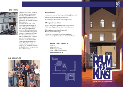 RfK-Info-Flyer - Raum für Kunst