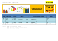 Vertretungsplan