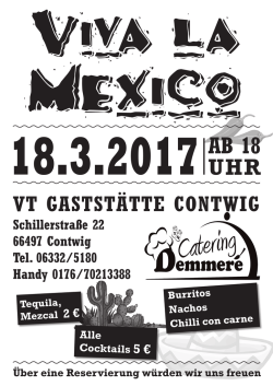 Plakat Mexiko Demmere.indd - Catering
