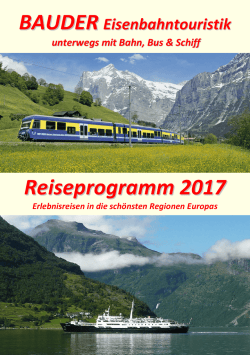 Jetzt ansehen - Bauder Eisenbahntouristik