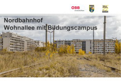 Nordbahnhof Wohnallee mit Bildungscampus
