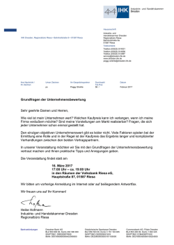 Grundfragen der Unternehmensbewertung - ABG