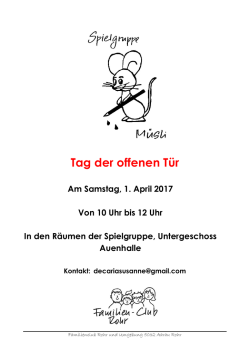 Tag der offenen Tür