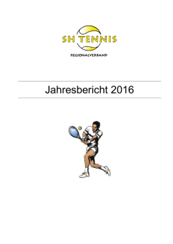 Jahresbericht 2016 - SH