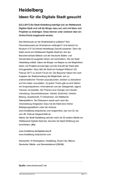 Heidelberg - Kommune21