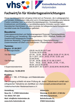 Infoblatt - KVHS Holzminden