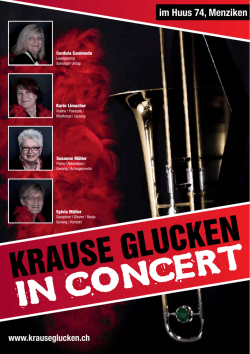 in concert - krause glucken.