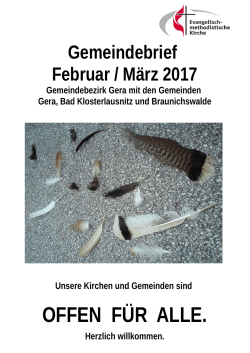 Gemeindebrief Februar / März 2017 - emk