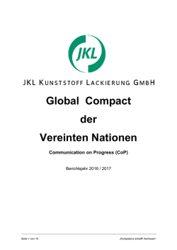 Global Compact der Vereinten Nationen