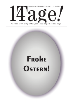 14-Tage-Blatt - Freie Waldorfschule Engelberg