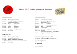 Fasnachtsplan 2017 - Guggemuusig Ventil