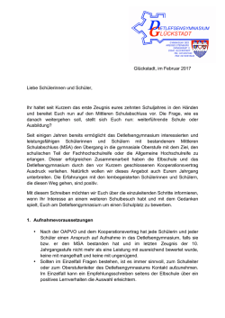 Informationen f&uuml;r interessierte Sch&uuml;ler von Gemeinschaftsschulen