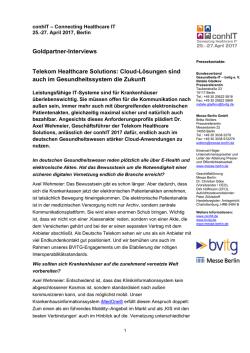 Interview Dr. Axel Wehmeier