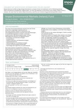 Impax Environmental Markets (Ireland) Fund