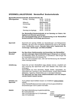SPERRM&Uuml;LLANLIEFERUNG Wertstoffhof - Stadt Neu-Ulm