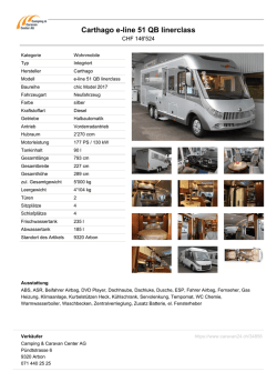 Carthago e-line 51 QB linerclass