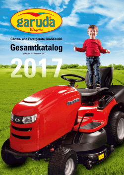 Garuda Katalog 2017 zum Durchblättern