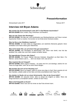 Interview mit Bryan Adams