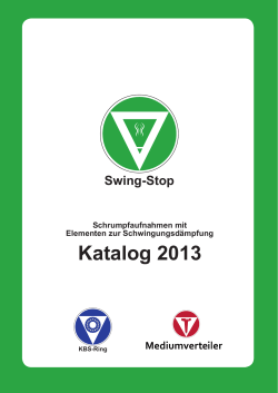 Katalog SwingStop
