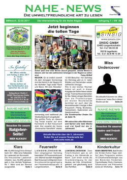 NAHE - NEWS
