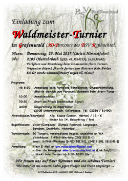 Waldmeister aldmeisterTTurnier