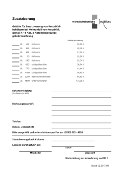 Formular Behälter-Zusatzleerung PDF
